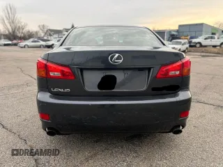 2006 Lexus IS 250 with VIN JTHCK262062006386, listed as a Copart auction lot 52054335 with 194,983 mi miles and Clean Title. Bid and sale history available at DreamBid. Image 9.
