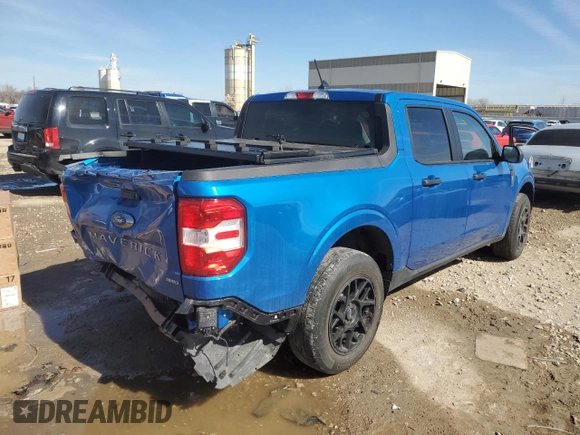 2022 Ford Maverick XL z VIN 3FTTW8F92NRA44668, wystawiony jako Copart lot #46032345 z przebiegiem Nie podano mil oraz Szkoda całkowita • Salvage title. Historia ofert i sprzedaży dostępna na DreamBid. Obrazek 3.