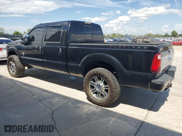 2016 Ford F-250 Lariat with VIN 1FT7W2BTXGEC20338, listed as a Copart auction lot 61798515 with 206,338 mi miles and Salvage title. Bid and sale history available at DreamBid. Image 2.