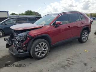 2023 Toyota RAV4 XLE Premium with VIN 2T3C1RFV9PW272005, listed as a Copart auction lot 55822275 with 20,546 mi miles and Non repairable. Bid and sale history available at DreamBid. Image 1.