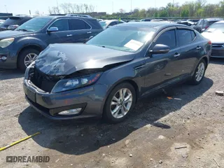 2011 Kia Optima EX with VIN KNAGN4A70B5191862, listed as a IAAI auction lot 41971997 with 146,392 mi miles. Bid and sale history available at carsss.com. Image 2.