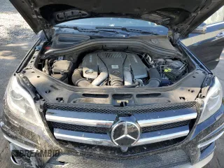 2015 Mercedes-Benz GL-Class GL 63 AMG with VIN 4JGDF7EE2FA566897, listed as a Copart auction lot 64059104 with 0 mi miles and Salvage Title. Bid and sale history available at carsss.com. Image 12.