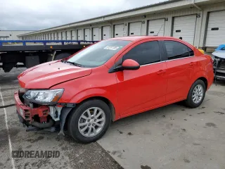 2020 Chevrolet Sonic LT with VIN 1G1JD5SBXL4122794, listed as a Copart auction lot 61251185 with 66,800 mi miles and Salvage title. Bid and sale history available at DreamBid. Image 1.