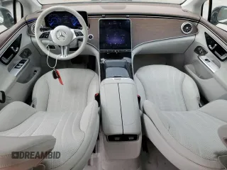 2023 Mercedes-Benz EQE with VIN W1KEG2BB4PF015190, listed as a Copart auction lot 55633594 with 14,807 mi miles and Salvage Title. Bid and sale history available at carsss.com. Image 8.