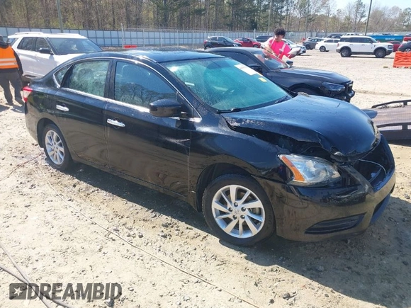 2015 Nissan Sentra S with VIN 3N1AB7AP7FY320503, listed as a IAAI auction lot 41899135 with 199,262 mi miles and . Bid and sale history available at DreamBid. Image 1.