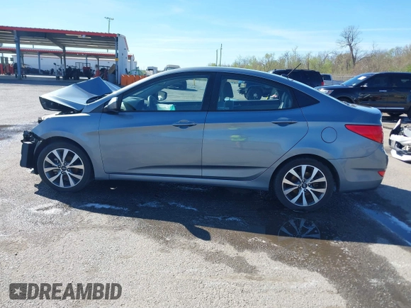 2017 Hyundai Accent SE with VIN KMHCT4AE3HU373698, listed as a IAAI auction lot 41817336 with 1 mi miles. Bid and sale history available at carsss.com. Image 15.
