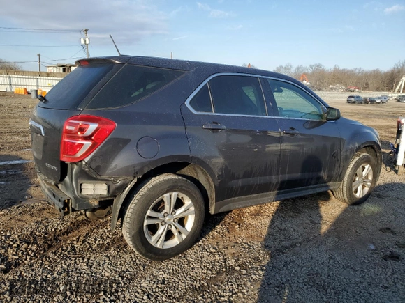 2016 Chevrolet Equinox LS with VIN 2GNFLEEK2G6221777, listed as a Copart auction lot 42834235 with 126,885 mi miles and Salvage Title. Bid and sale history available at DreamBid. Image 3.