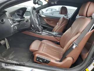 2013 BMW 6 Series 650i with VIN WBAYM9C58DDW20061, listed as a Copart auction lot 83113314 with 75,500 mi miles and Salvage Title. Bid and sale history available at carsss.com. Image 7.