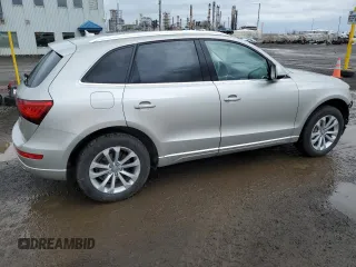 2014 Audi Q5 Premium Plus with VIN WA1VFCFP6EA062623, listed as a Copart auction lot 55485885 with 95,202 mi miles and Salvage title. Bid and sale history available at DreamBid. Image 3.
