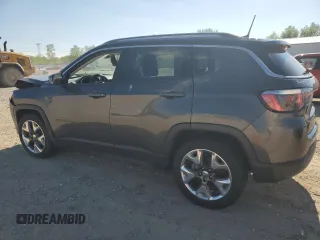2020 Jeep Compass Limited z VIN 3C4NJCCB6LT114416, wystawiony jako Copart lot #55758575 z przebiegiem Nie podano mil oraz Szkoda całkowita • Salvage title. Historia ofert i sprzedaży dostępna na DreamBid. Obrazek 2.