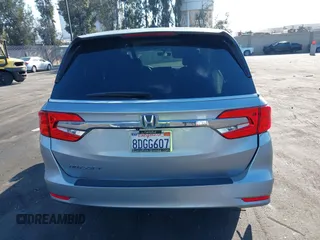 2018 Honda Odyssey EX-L with VIN 5FNRL6H71JB089289, listed as a IAAI auction lot 41813322 with 94,933 mi miles and . Bid and sale history available at DreamBid. Image 17.