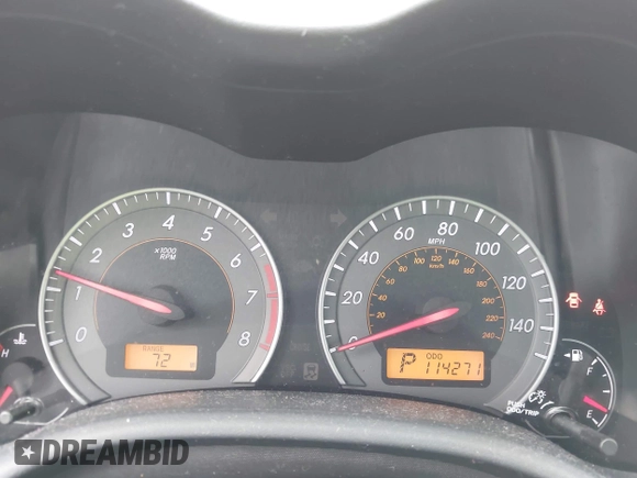2010 Toyota Corolla with VIN 1NXBU4EE1AZ357122, listed as a IAAI auction lot 42514627 with 114,271 mi miles and . Bid and sale history available at DreamBid. Image 7.