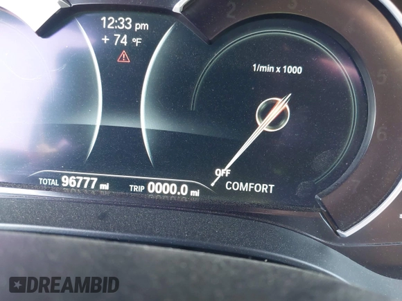 2018 BMW 5 Series 530i with VIN WBAJA5C51JG898278, listed as a IAAI auction lot 42595701 with 96,777 mi miles and . Bid and sale history available at DreamBid. Image 7.