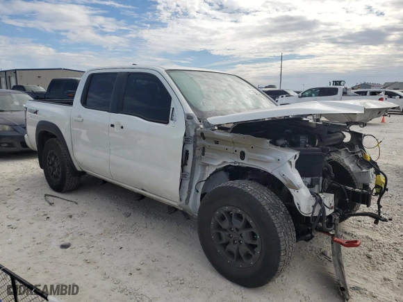 2022 Nissan Frontier SV with VIN 1N6ED1EJ7NN610096, listed as a Copart auction lot 82620234 with 26,193 mi miles and Salvage Title. Bid and sale history available at carsss.com. Image 4.
