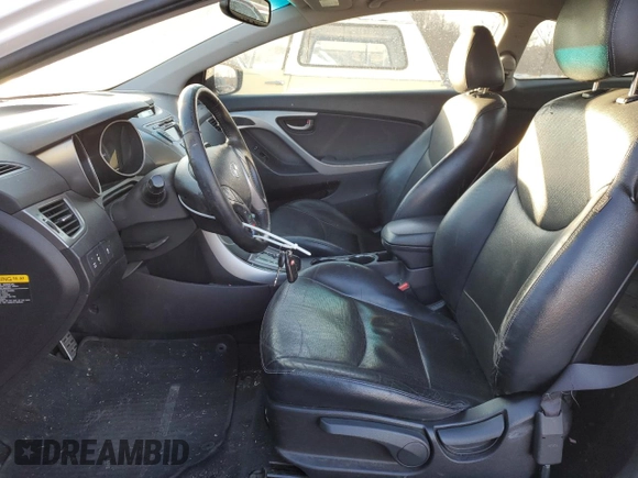2013 Hyundai Elantra Coupe GS with VIN KMHDH6AE1DU009579, listed as a Copart auction lot 43067675 with 214,050 mi miles and Salvage Title. Bid and sale history available at carsss.com. Image 7.