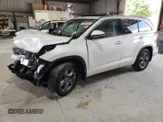 2019 Toyota Highlander Limited with VIN 5TDDZRFH1KS729004, listed as a Copart auction lot 58859605 with 51,985 mi miles and Salvage title. Bid and sale history available at DreamBid. Image 1.