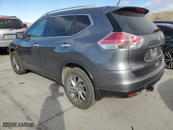 2015 Nissan Rogue SL with VIN 5N1AT2MVXFC827326, listed as a Copart auction lot 50641045 with 220,806 mi miles and Clean Title. Bid and sale history available at carsss.com. Image 2.