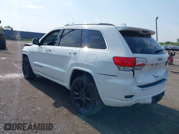 2017 Jeep Grand Cherokee Overland with VIN 1C4RJFCT6HC880306, listed as a IAAI auction lot 42534987 with 97,976 mi miles and . Bid and sale history available at DreamBid. Image 3.