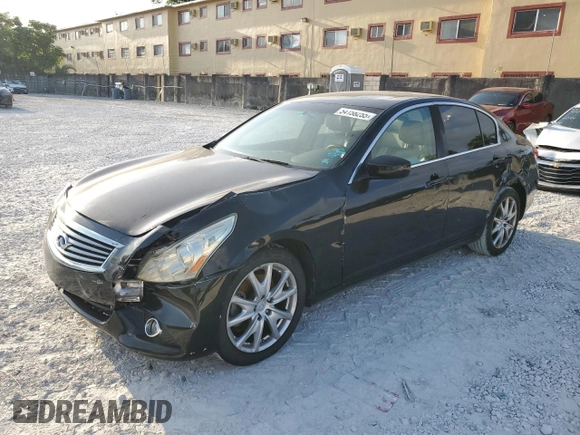 2011 Infiniti G37 x Sport Appearance Edition with VIN JN1CV6AR9BM412947, listed as a Copart auction lot 54158255 with 125,480 mi miles and Salvage Title. Bid and sale history available at DreamBid. Image 1.