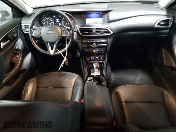 2017 Infiniti QX30 with VIN SJKCH5CP1HA038870, listed as a Copart auction lot 49307075 with 86,060 mi miles and Salvage title. Bid and sale history available at DreamBid. Image 8.