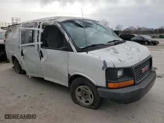 2004 GMC Savana Cargo Van with VIN 1GTFG15X541139395, listed as a Copart auction lot 49106595 with 0 mi miles and Salvage Title. Bid and sale history available at carsss.com. Image 4.