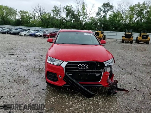 2017 Audi Q3 Premium with VIN WA1BCCFS6HR014545, listed as a Copart auction lot 61142415 with 132,698 mi miles and Non repairable. Bid and sale history available at DreamBid. Image 14.