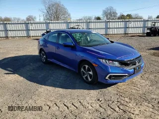 2019 Honda Civic Sedan LX with VIN 2HGFC2F66KH587488, listed as a Copart auction lot 45280025 with 58,272 mi miles and Salvage Title. Bid and sale history available at carsss.com. Image 11.
