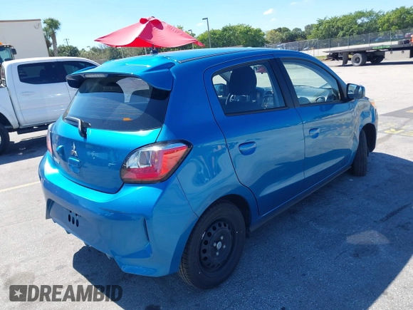 2024 Mitsubishi Mirage ES z VIN ML32AUHJ2RH025297, wystawiony jako IAAI lot #41660580 z przebiegiem 5 866 mil mil oraz . Historia ofert i sprzedaży dostępna na DreamBid. Obrazek 4.