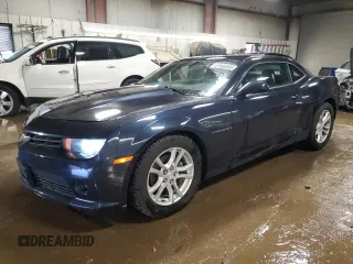 2014 Chevrolet Camaro LS with VIN 2G1FE1E35E9249159, listed as a Copart auction lot 47466595 with 53,439 mi miles and Salvage Title. Bid and sale history available at carsss.com. Image 1.