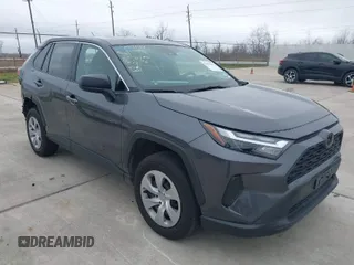 2023 Toyota RAV4 LE with VIN 2T3F1RFV3PW358939, listed as a IAAI auction lot 41575625 with 54,960 mi miles. Bid and sale history available at carsss.com. Image 1.