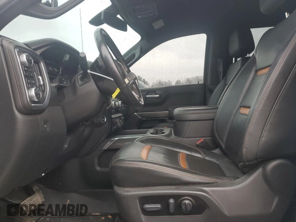 2021 GMC Sierra 1500 AT4 with VIN 3GTP9EEL6MG477831, listed as a Copart auction lot 89175315 with 91,342 mi miles and Salvage Title. Bid and sale history available at carsss.com. Image 7.
