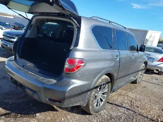 2019 Nissan Armada SL with VIN JN8AY2ND9KX009685, listed as a IAAI auction lot 40892639 with 121,304 mi miles. Bid and sale history available at carsss.com. Image 4.