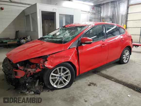 2017 Ford Focus SE with VIN 1FADP3K21HL217540, listed as a Copart auction lot 83213414 with 127,736 mi miles and Salvage Title. Bid and sale history available at carsss.com. Image 1.