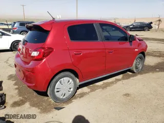 2020 Mitsubishi Mirage ES with VIN ML32A3HJ9LH007364, listed as a Copart auction lot 48589865 with 54,535 mi miles and Salvage Title. Bid and sale history available at carsss.com. Image 3.