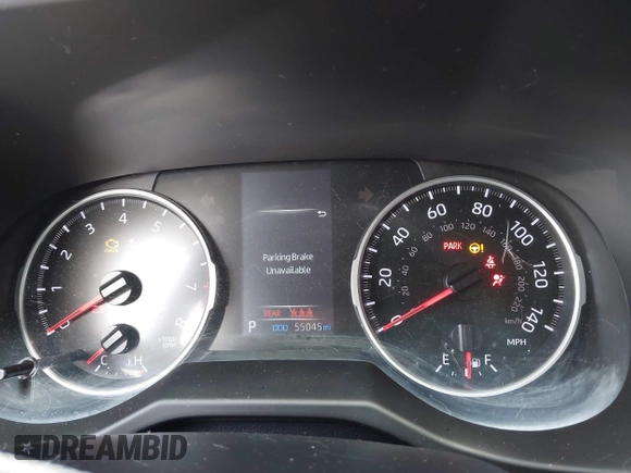 2022 Toyota RAV4 LE with VIN 2T3K1RFV5NW196016, listed as a IAAI auction lot 39931229 with 55,045 mi miles and . Bid and sale history available at DreamBid. Image 7.
