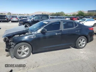 2014 Kia Optima LX z VIN 5XXGM4A75EG291977, wystawiony jako Copart lot #61484935 z przebiegiem 117 222 mil mil oraz Szkoda całkowita • Salvage title. Historia ofert i sprzedaży dostępna na DreamBid. Obrazek 1.