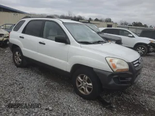 2005 Kia Sportage LX with VIN KNDJF723057076190, listed as a Copart auction lot 87240494 with 215,798 mi miles and Clean Title. Bid and sale history available at carsss.com. Image 4.