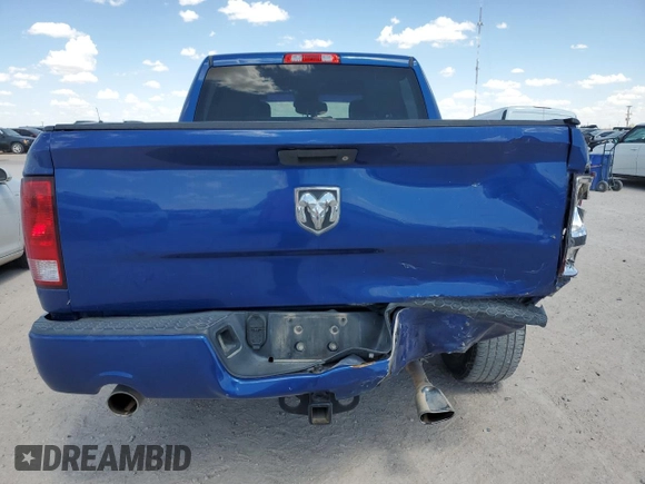 2014 Ram 1500 Express with VIN 3C6RR6KT9EG221727, listed as a Copart auction lot 65343974 with 154,126 mi miles and Salvage Title. Bid and sale history available at carsss.com. Image 6.