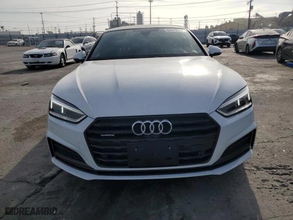 2018 Audi A5 Sportback Prestige with VIN WAUFNCF53JA073503, listed as a Copart auction lot 83979364 with NaN miles and Salvage Title. Bid and sale history available at carsss.com. Image 5.