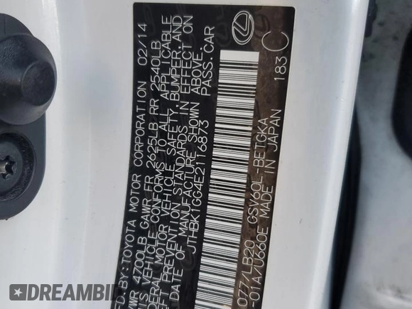 2014 Lexus ES 350 with VIN JTHBK1GG4E2116873, listed as a Copart auction lot 88286755 with 169,512 mi miles and Salvage Title. Bid and sale history available at carsss.com. Image 13.