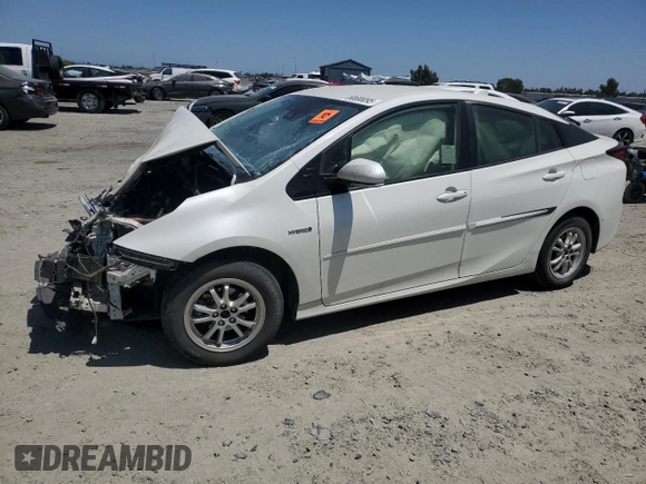 2020 Toyota Prius LE with VIN JTDL9RFU6L3022170, listed as a Copart auction lot 60688095 with Not provided miles and Salvage title. Bid and sale history available at DreamBid. Image 1.
