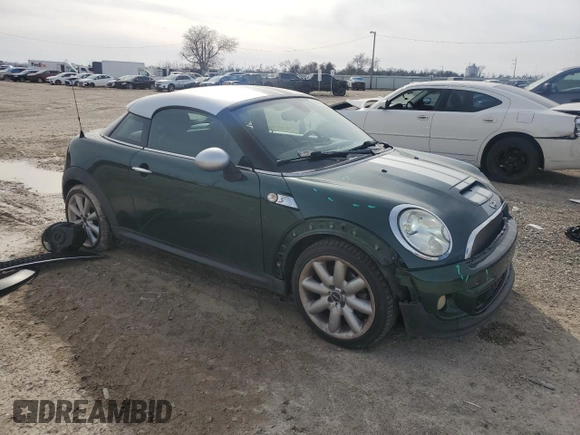 2012 MINI Coupe S z VIN WMWSX3C58CT465767, wystawiony jako Copart lot #88276985 z przebiegiem 113 023 mil mil oraz Szkoda całkowita • Salvage title. Historia ofert i sprzedaży dostępna na DreamBid. Obrazek 4.