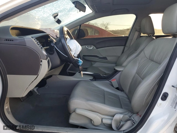 2012 Honda Civic Sdn EX-L with VIN 2HGFB2F94CH534433, listed as a Copart auction lot 84723224 with 85,145 mi miles and Salvage Title. Bid and sale history available at carsss.com. Image 7.