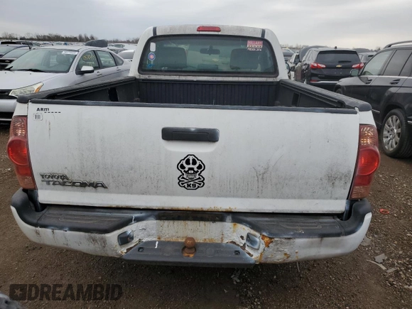 2008 Toyota Tacoma with VIN 5TENX22N58Z524083, listed as a Copart auction lot 53397595 with 195,807 mi miles and Clean Title. Bid and sale history available at carsss.com. Image 6.