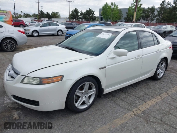 2006 Acura TL with VIN 19UUA66216A076843, listed as a IAAI auction lot 42131726 with 167,810 mi miles. Bid and sale history available at carsss.com. Image 2.