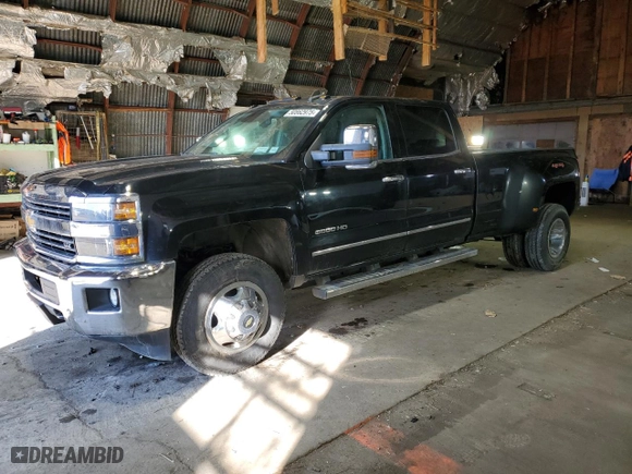 2015 Chevrolet Silverado 3500HD LTZ with VIN 1GC4K0E88FF637377, listed as a Copart auction lot 50862975 with 83,144 mi miles and Salvage Title. Bid and sale history available at carsss.com. Image 1.