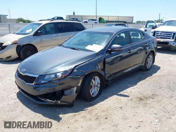 2011 Kia Optima LX with VIN KNAGM4A78B5185164, listed as a IAAI auction lot 41999846 with 216,008 mi miles and . Bid and sale history available at carsss.com. Image 17.
