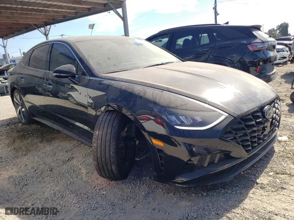 2022 Hyundai Sonata SEL Plus with VIN 5NPEJ4J23NH136577, listed as a Copart auction lot 60500774 with 17,011 mi miles and Salvage Title. Bid and sale history available at carsss.com. Image 4.
