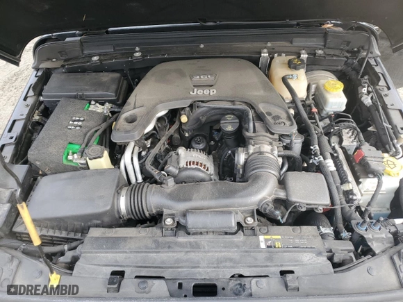 2018 Jeep Wrangler Unlimited Sport S with VIN 1C4HJXDG6JW133957, listed as a Copart auction lot 41902065 with 104,036 mi miles and Salvage Title. Bid and sale history available at carsss.com. Image 12.