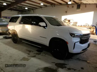 2023 Chevrolet Suburban LS with VIN 1GNSKBKD5PR396230, listed as a Copart auction lot 88690785 with 23,725 mi miles and Salvage title. Bid and sale history available at DreamBid. Image 4.